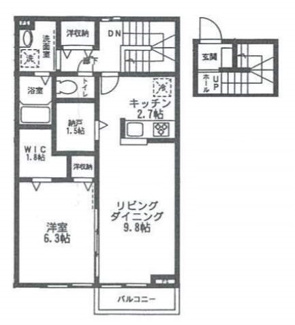 【間取り】 | ＡＸＩＳ蓬莱坂 | 間取りです。