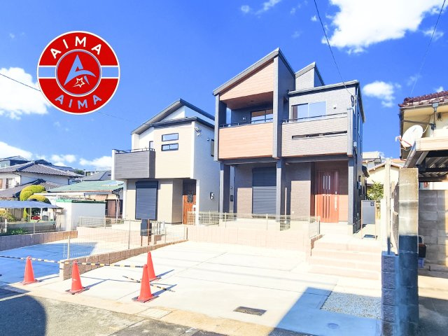S・糟屋郡志免町片峰中央3丁目第1-1棟（1号棟）の前面道路含む現地写真|見学の時間などお気軽にお問い合わせ下さい。