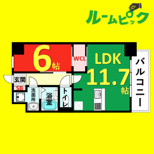 S-RESIDENCE桜本町awesome　名古屋市賃貸　仲介手数料無料の間取り