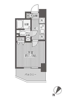 【間取り】 | レジディア蒲田