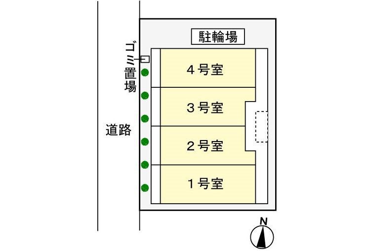 ウイステリア関口の区画図