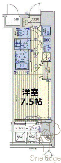 スワンズシティ梅田シエロの間取り