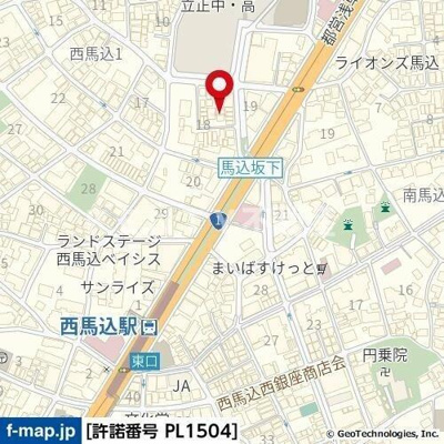 【地図】 | ノーザンロード西馬込