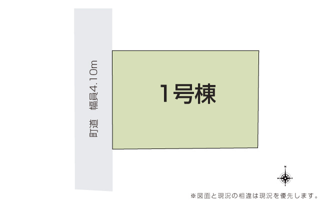 [新築住宅] 比企郡滑川町月輪 全1邸の区画図