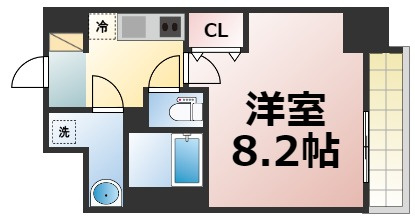 【間取り】 | Metrosa深江橋　仲介手数料無料
