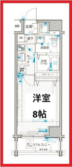 【間取り】 | パークウェル浅草弐番館
