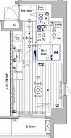 ガーラ・グランディ北池袋の間取り