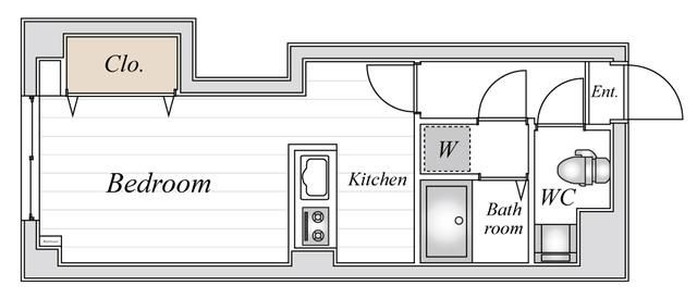 慶応マンションの間取り