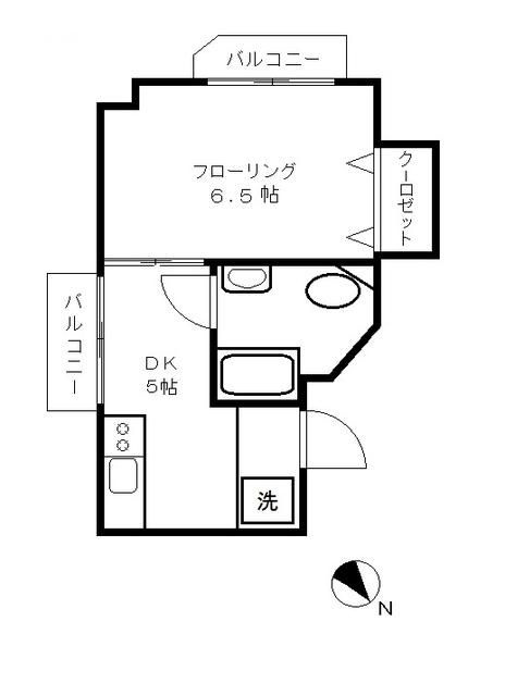 コーポ要の間取り