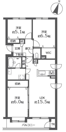 【間取り】 | ロピア白石環状通