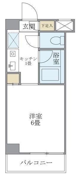 ブランシェ高輪の間取り|間取りです。