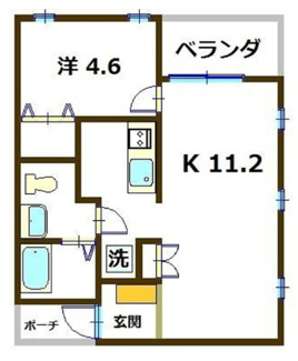 【間取り】 | ラ・ファミーユ（ＣＫ） | ラ・ファミーユ（ＣＫ）★那覇市安謝エリア