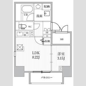 【間取り】 | シーズンフラッツ靱本町