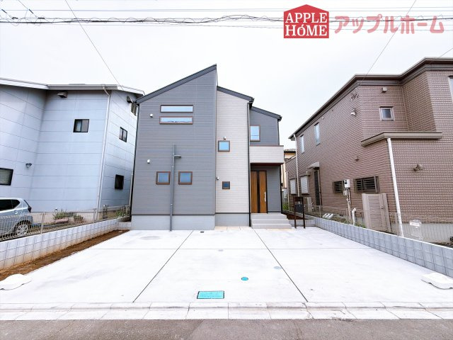 [新築住宅] 坂戸市鶴舞 第2 全1棟の外観|ぜひ現地にて、実際の建物・街並み・日当たり等ご確認下さい♪お問い合わせはお気軽に☆　TEL「0120-466263」