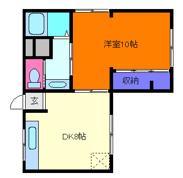 エルパラッツォ篠原(藤野荘)の間取り