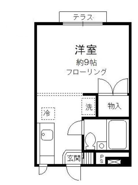 シャルマンハウスの間取り|間取りです。