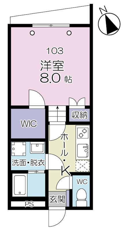 La vie AKEHARA の間取り