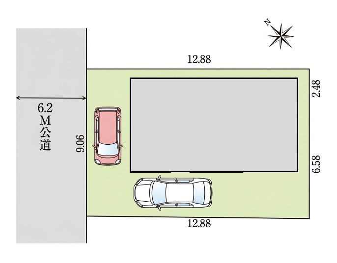 [新築住宅] 坂戸市千代田 7期 全1棟の区画図