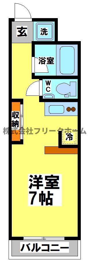 三鷹市井の頭１丁目の賃貸マンションの間取り