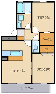【間取り】 | グランデュールもえぎ野 | 間取り図