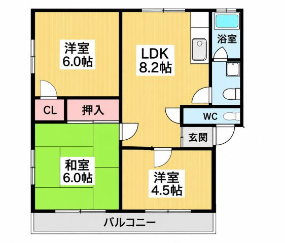 ドリームハウスＨＡＲＡの間取り