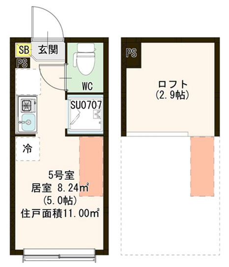 ヴィラ練馬春日町の間取り