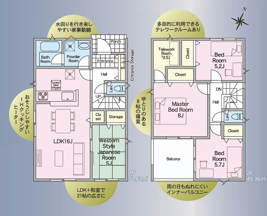 クレイドルガーデン／南区土河原町第３／１号棟の間取り