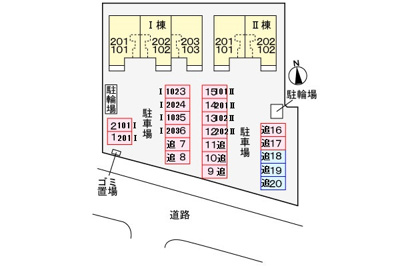 【駐車場】 | プルミエール　Ⅱ | 駐車場