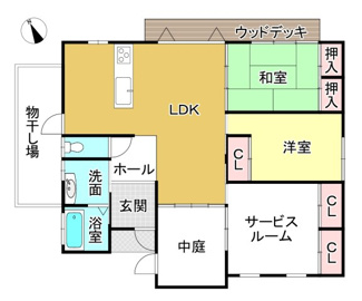 【間取り】 | 大津市和邇春日3丁目854-20　中古戸建