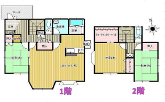 【間取り】 | 若葉区北大宮台　中古戸建