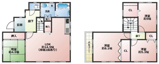 【間取り】 | 加古川市尾上町養田　一戸建て | 1980万円、4LDK、土地面積101.01平米、建物面積92.74平米 □毎日の暮らしをサポートする太陽光発電システム搭載物件♪