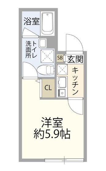 【間取り】 | プティレスト平和島