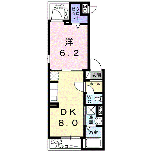 【間取り】 | ホワイト　ウェル湘南Ⅱ