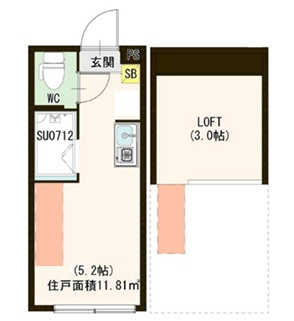 Arca　Urbana志茂の間取り