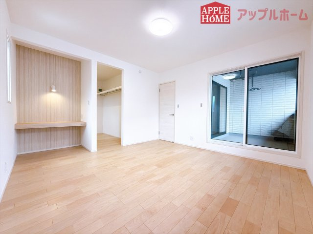 [新築住宅] 熊谷市玉井南2丁目の洋室|２階居室は全室収納あり！たっぷりある収納活用でお部屋もキレイを保てます♪
