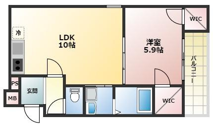 フジパレスヴェールの間取り