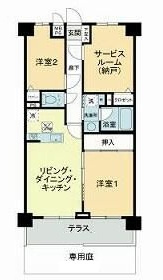 【間取り】 | ライオンズガーデン千川 | 間取りです。