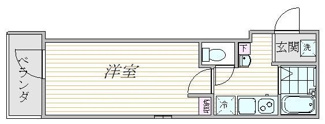 【間取り】 | エスタシア三ノ輪 | 間取りです。