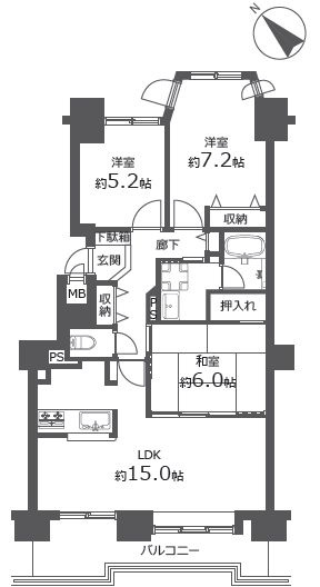 【間取り】 | アルス旭ヶ丘