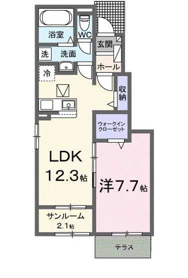 【間取り】 | ベル　シエルメール　Ⅲ