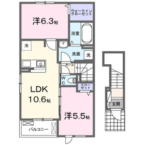 【間取り】 | ガーデンハウス　リーベ　Ⅰ