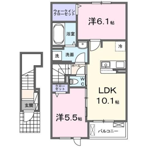 【間取り】 | ガーデンハウス　リーベ　Ⅰ