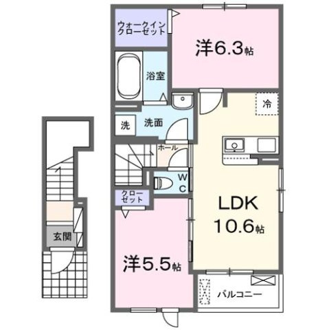 【間取り】 | ガーデンハウス　リーベ　Ⅰ