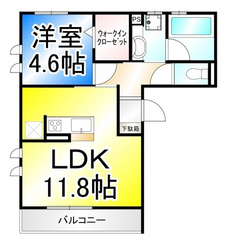 モノ・キューブの間取り
