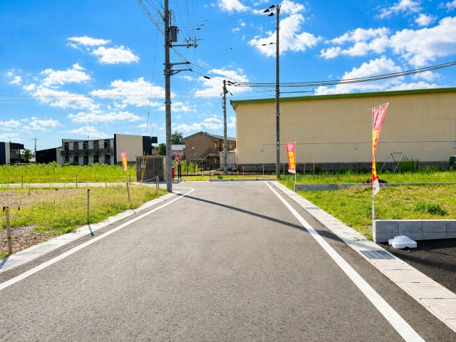 東近江市林田町の前面道路含む現地写真