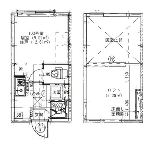 Lucioleの間取り