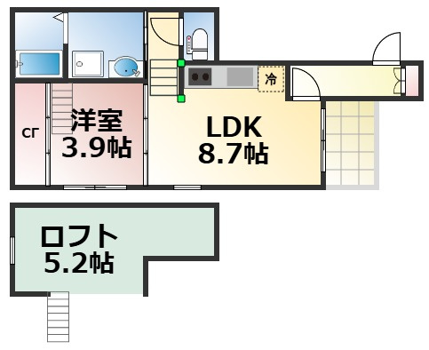 【間取り】 | スイートメゾン　仲介手数料無料