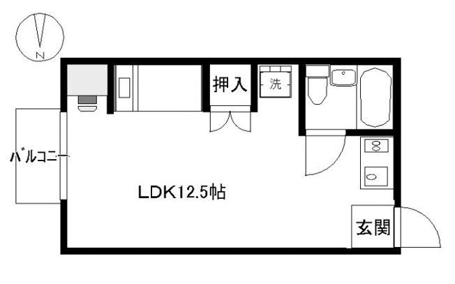【間取り】 | ファミーユK　B棟