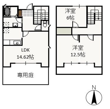 【間取り】 | オリーブテラス　A