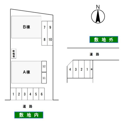 【区画図】 | ダイニサンシャイン　A